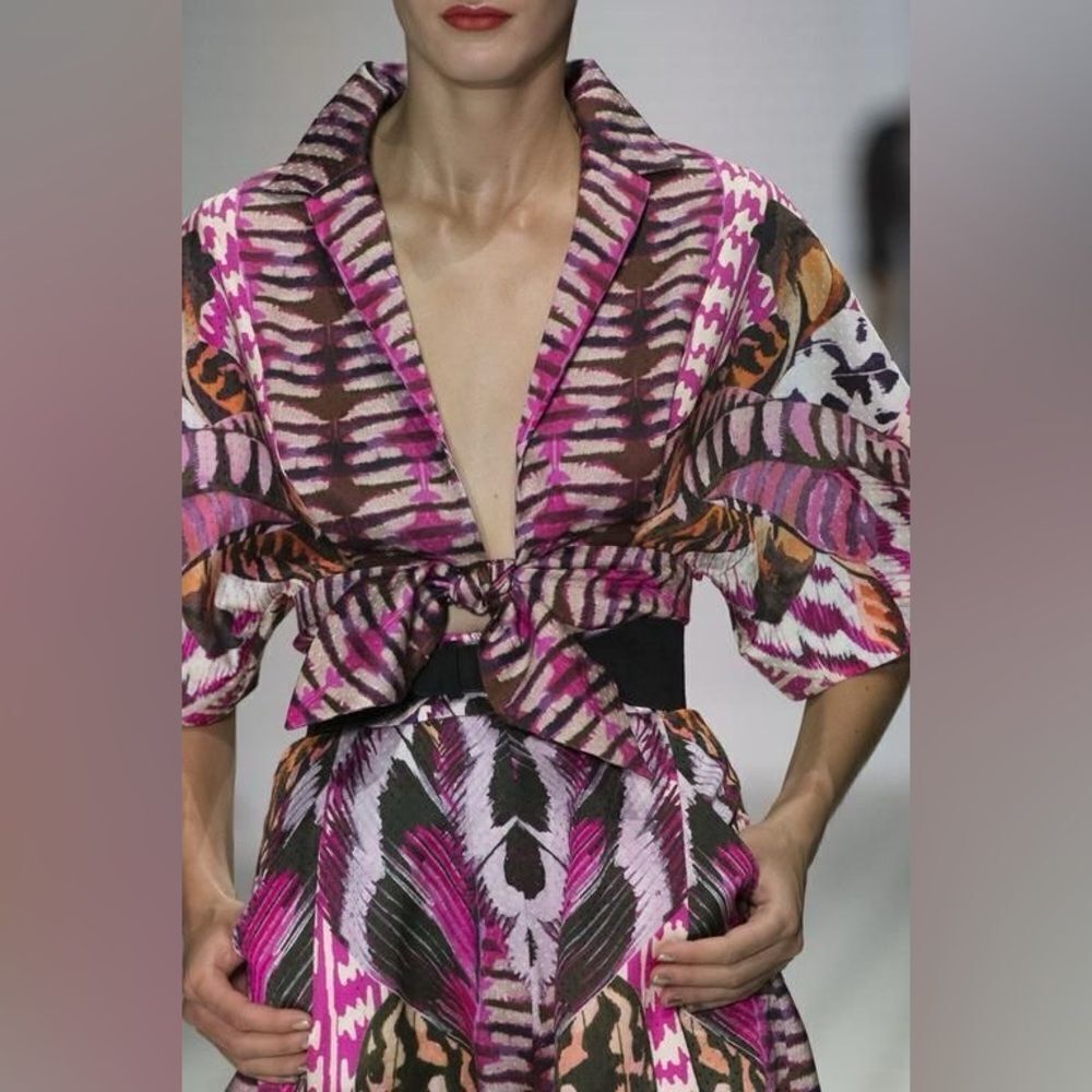 Temperley London Spring/Summer 2018 Collection Amaryllis Garden Leaf Blouse - Picture 12 of 16